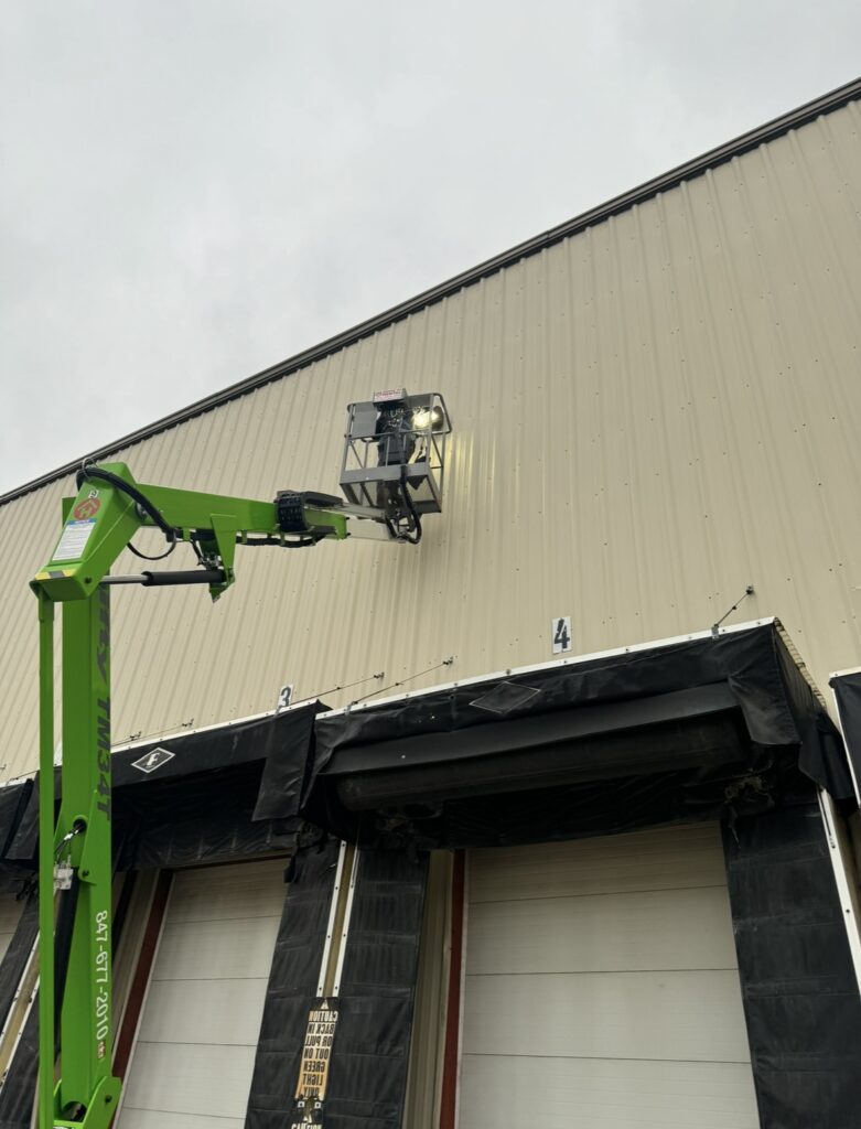 Exterior of a warehouse